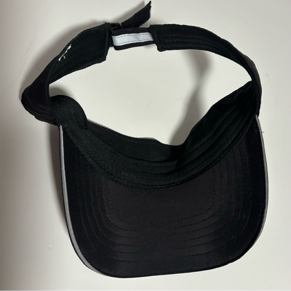 Sun Visor Hi-Viz Black Hook & adjustable loop closure EUC - Picture 2 of 7